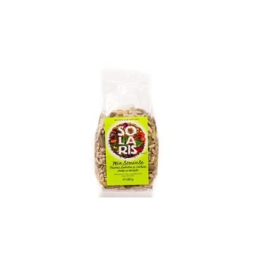 Mix din seminte de floarea soarelui si dovleac 150gr SOLARIS