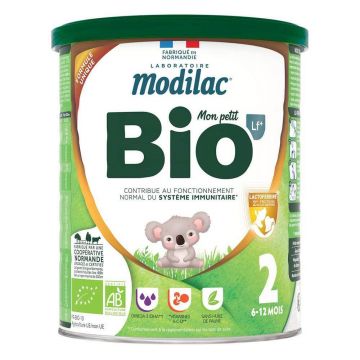 Modilac Bio Milk 2 pulbere de la 6 luni la 1 an 800g