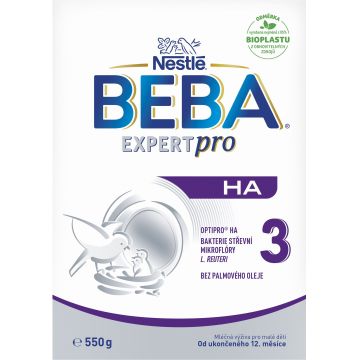 Nestlé Beba Expertpro HA 3, formulă de lapte pentru copii mici 550 g