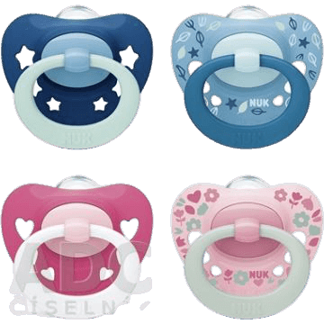 Nuk Soothing Silicone Signature Soother 6-18m Box