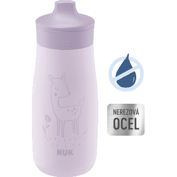 Nuk Sticlă din plastic Mini-Me SIP violet 300 ml