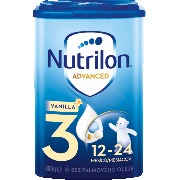 Nutrilon 3 Advanced Vanilla lapte praf pentru copii mici 800 g