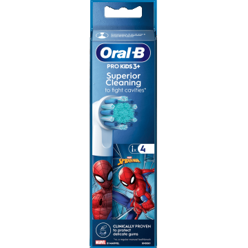 Oral-B Pro Kids Spiderman capete de schimb 4 buc