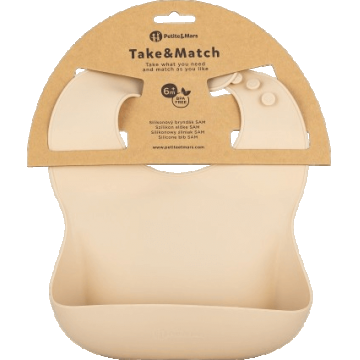 Petite&Mars Bădacă din silicon Take&Match Desert Sand 6m+