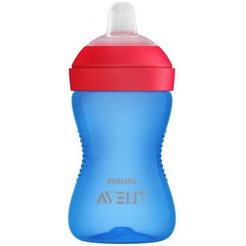 Philips Avent Pahar cu gură moale, băiat, 300 ml