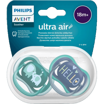 Philips Avent Ultra air 18m+ băiat (elefant) 2 buc