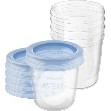 Philips Avent VIA căni cu capace, 5 x 180 ml