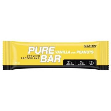 Prom-In Pure Bar vanilie cu alune 65 g