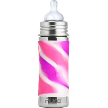 Pura biberon din oțel inoxidabil 325ml 1×1 buc, culoare aqua