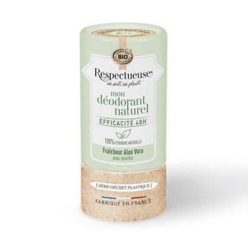 Respectueuse Mon Déodorant Fraîcheur Eficient 48h Bio Piele Sensibilă Aloe Vera Parfum 50g