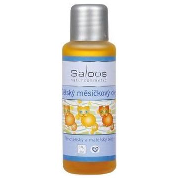 Saloos Ulei de calendula pentru copii pentru protecția împotriva uscăciunii și iritației, 1x50 ml