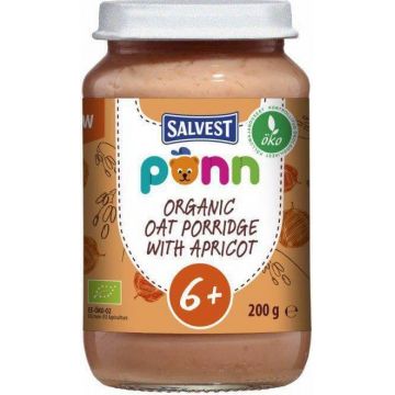 SALVEST Põnn BIO Caise cu fulgi de ovăz 200 g 1×200 g