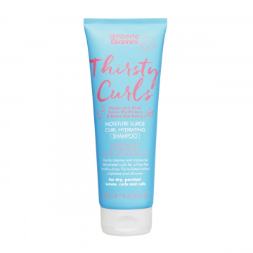 Sampon hidratant pentru parul cret si uscat cu acid hialuronic Thirsty Curls, 250ml, Umberto Giannini