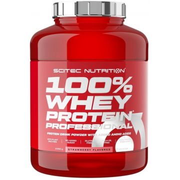 Scitec Nutrition 100% Whey Protein Professional căpșuni 2350 g
