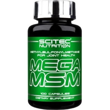 Scitec Nutrition Mega MSM 1×100 cps, supliment alimentar
