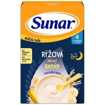 Sunar Good Night Terci de orez cu lapte și banane 210 g