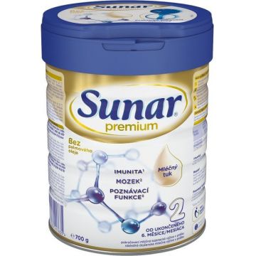 Sunar Premium 2 follow-up lapte pentru copii 700 g