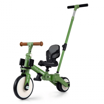 Tricicleta 5 in 1 Optimus Max, + 1 an, Green, Milly Mally