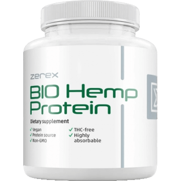 Zerex BIO Hemp Protein - pentru proteine și refacerea nutrienților 300 g