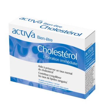 Activa Wellness Cholesterol Libération immédiate 30 Capsule