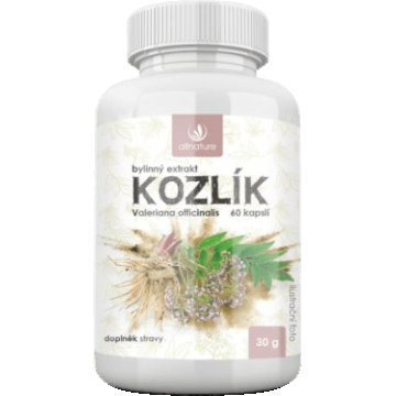 Allnature Valerian extract din plante 60 capsule