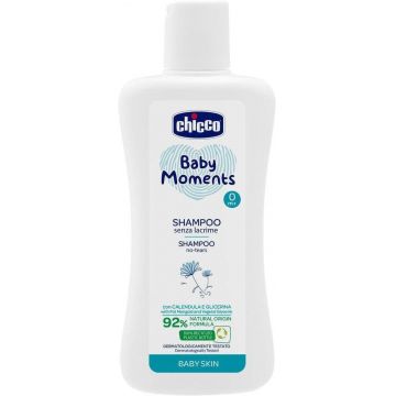 Șampon Chicco Baby Moments 92% ingrediente naturale 200 ml