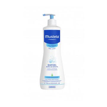 Baie spumantă Mustela Babygel, 750ml