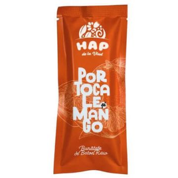 Baton raw vegan cu portocale si mango, 45 g, Hap de la Vlad