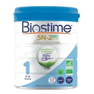Biostime Sn-2 Lapte praf organic Plus De la 0 la 6 luni 800g