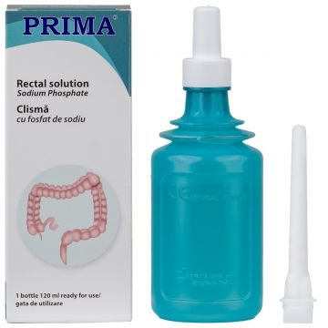 Clisma cu Fosfat de Sodiu 120 ml PRIMA - Tratament Rapid pentru Constipatie