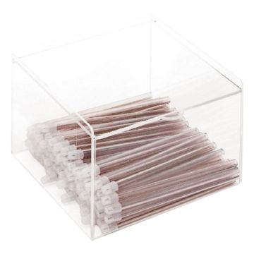 Dispenser aspiratoare saliva, PRIMA, transparent, capacitate 250 bucati