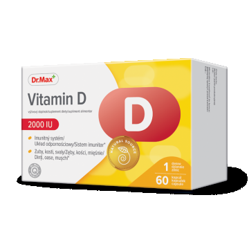 Dr. Max Vitamina D 2000UI, 60 capsule moi