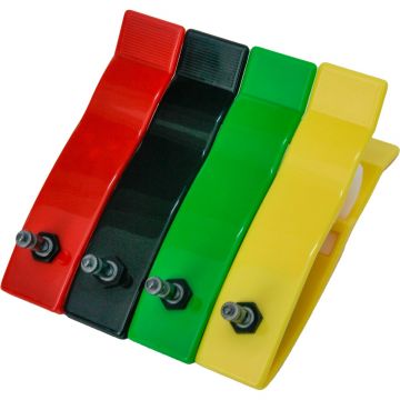 Electrozi EKG/ECG tip cleste pentru adulti, 30x130mm, 4 bucati