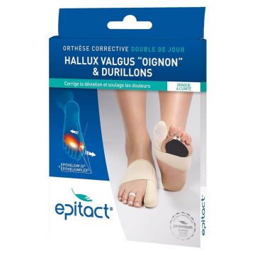 Epitact Orteză corectivă pentru hallux valgus și monturi, piciorul drept