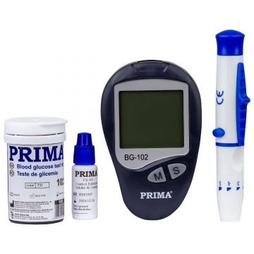 Glucometru 0.1microl sange, PRIMA consumabile incluse