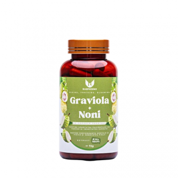 Graviola si Noni 1100mg, 60 capsule, BluePhoenix