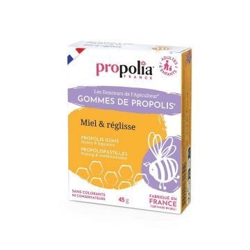 Gumă de lemn dulce cu miere Propolis 45g