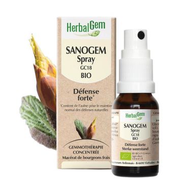 Herbalgem Gemmotherapy Complexes Sanogem Bio Spray Défense forte 15ml