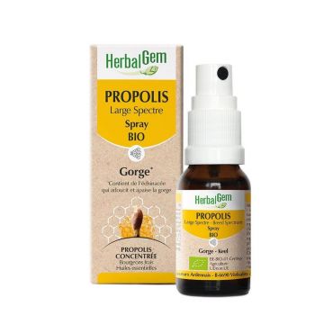Herbalgem Propolis Bio Spray cu spectru larg 15ml