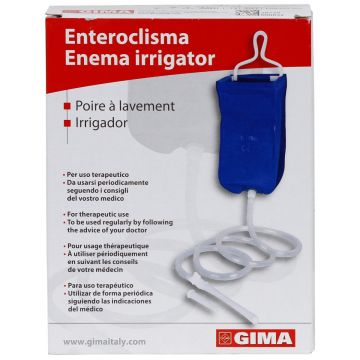 Irigator prevazut cu robinet, tub de legatura si 2 canule, 2000ml