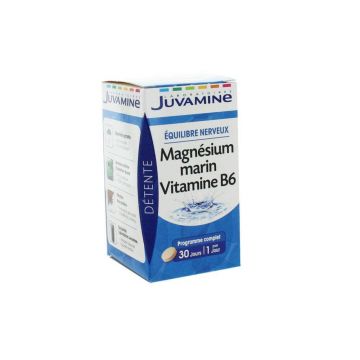Juvamine Magneziu marin Vitamina B6 30 comprimate