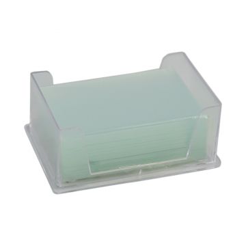 Lamele acoperire microscop din sticla, nesterile, 22x22 mm, grosime 0.3 - 0.17 mm, dreptunghiulare, margini lustruite, pentru laborator si educational, in cutie plastic, 1000 buc, PRIMA
