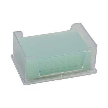 Lamele acoperire microscop din sticla, nesterile, 24x24 mm, grosime 0.3 - 0.17 mm, dreptunghiulare, margini lustruite, pentru laborator si educational, in cutie plastic, 1000 buc, PRIMA