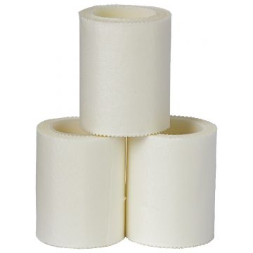 Leucoplast rola matase, 5cm x 4.5m, 12 bucati, alb, hipoalergenic, medical, pentru fixarea bandajelor, PRIMA