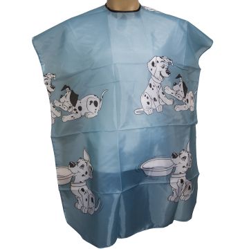 Manta tuns copii, albastra cu dalmatieni, 85x130cm