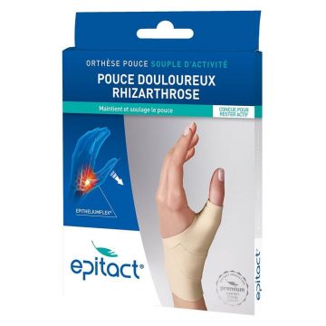 Orteză pentru degetul mare dureros Epitact (rhizarthrose), mâna dreaptă