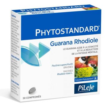 Pileje Phytostandard Phytostandard Guarana și Rhodiola 30 Comprimés