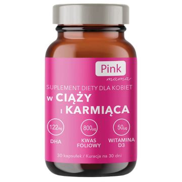 Pink Mama gravidă și care alăptează, 30 capsule
