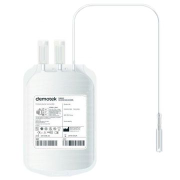 Punga recoltare sange, 250ml cu ac 16G si anticoagulant CPDA-1, de unica folosinta, sterila