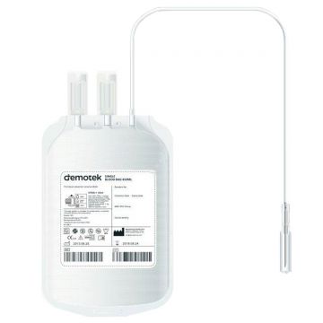 Punga recoltare sange, 450ml cu ac 16G si anticoagulant CPDA-1, de unica folosinta, sterila